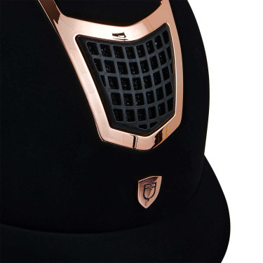 Casco Eclipse in velluto tinta unita (3 imbottiture) Equestro Casco Eclipse in velluto tinta unita (3 imbottiture) Equestro