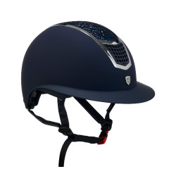 Casco Eclipse con strass e visiera larga (3 imbottiture) Equestro