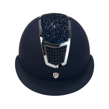 Casco Eclipse con strass e visiera larga (3 imbottiture) Equestro Casco Eclipse con strass e visiera larga (3 imbottiture) Equestro