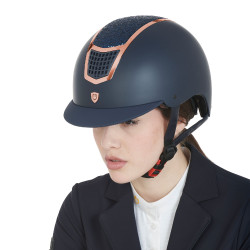 Casco Eclipse con strass Equestro Marino / oro rosa Blu marino