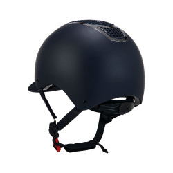 Casco Eclipse con strass Equestro Marino / argento Blu