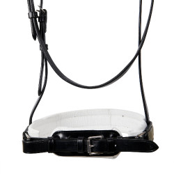 Glattes Leder-Dressurzaumzeug Dressage+ Equestro Nero Glattes Leder-Dressurzaumzeug Dressage+ Equestro Nero