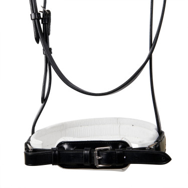 Glattes Leder-Dressurzaumzeug Dressage+ Equestro Nero Glattes Leder-Dressurzaumzeug Dressage+ Equestro Nero