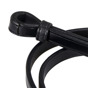 Glattes Leder-Dressurzaumzeug Dressage+ Equestro Nero Glattes Leder-Dressurzaumzeug Dressage+ Equestro Nero