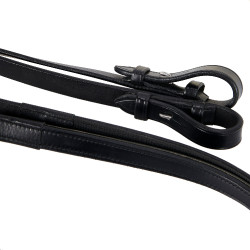 Glattes Leder-Dressurzaumzeug Dressage+ Equestro Nero Glattes Leder-Dressurzaumzeug Dressage+ Equestro Nero