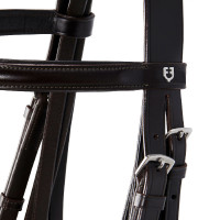 Briglia da dressage in cuoio Dressage Equestro Nero