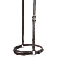 Briglia con capezzina alla tedesca Equestro Marrone scuro