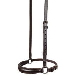 Briglia con capezzina alla tedesca Equestro Marrone scuro