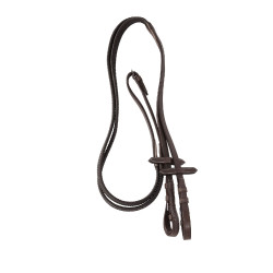 Briglia con capezzina messicana e montone sintetico Equestro Marrone scuro