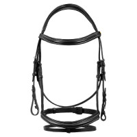 Capezzina anatomica rialzata e imbottita Equestro Nero Capezzina anatomica rialzata e imbottita Equestro Nero