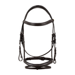 Capezzina anatomica rialzata e imbottita Equestro Marrone scuro