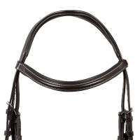 Capezzina anatomica rialzata e imbottita Equestro Nero