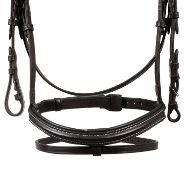 Capezzina anatomica rialzata e imbottita Equestro Marrone scuro