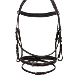 Capezzina anatomica rialzata e imbottita Equestro Marrone scuro
