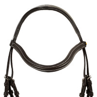 Briglia anatomica in cuoio messicano Equestro Marrone scuro