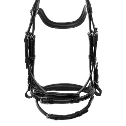 Briglia anatomica con impunture a contrasto Micklem Equestro Briglia anatomica con impunture a contrasto Micklem Equestro