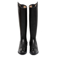 Stivali unisex con inserto multilogo Ace Equestro Nero