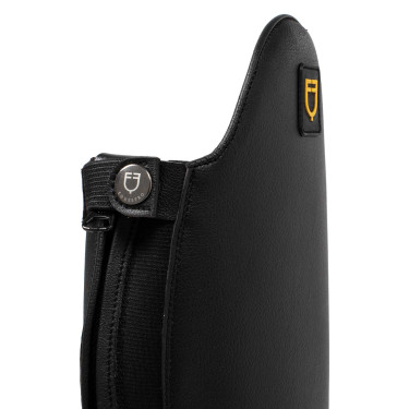 Stivali da bambino in microfibra spalmata Equestro Nero