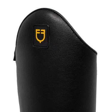 Stivali da bambino in microfibra spalmata Equestro Nero