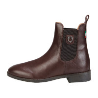 Stivali unisex con elastici laterali Classic Equestro Marrone scuro
