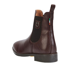 Stivali unisex con elastici laterali Classic Equestro Marrone scuro