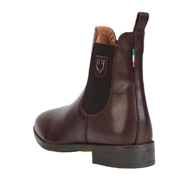 Stivali unisex con elastici laterali Classic Equestro Marrone scuro