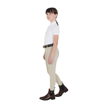 Stivali unisex con elastici laterali Classic Equestro Marrone scuro