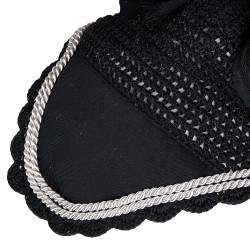 Cuffia antimosche lavorata a maglia con cordura Equestro Cuffia antimosche lavorata a maglia con cordura Equestro