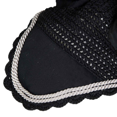 Cuffia antimosche lavorata a maglia con cordura Equestro Cuffia antimosche lavorata a maglia con cordura Equestro