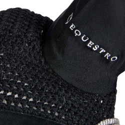 Cuffia antimosche lavorata a maglia con cordura Equestro Cuffia antimosche lavorata a maglia con cordura Equestro