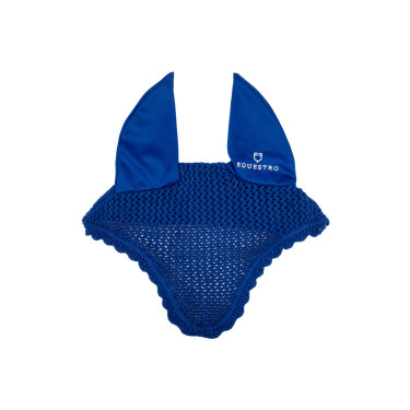 Cuffia anti-mosche per pony in cotone con orecchie elastiche Equestro Cuffia anti-mosche per pony in cotone con orecchie elastiche Equestro