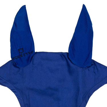 Cuffia antimosche per pony con orecchie elastiche collezione base Equestro Blu reale