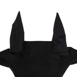 Cuffia antimosche in tessuto tecnico GP Equestro Nero / nero Cuffia antimosche in tessuto tecnico GP Equestro Nero / nero