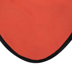 Cuffia antimosche in tessuto tecnico GP Equestro Rosso mattone / nero