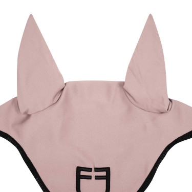 Cuffia anti-mosche in tessuto tecnico con logo GP Equestro edizione limitata Rosa / nero