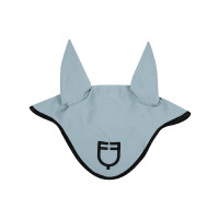Cuffia anti-mosche in tessuto tecnico con logo GP Equestro edizione limitata Azzurro cielo / nero Blu