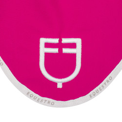 Cuffia anti-mosche in tessuto tecnico con logo GP Equestro Fucsia / bianco Rosa Cuffia anti-mosche in tessuto tecnico con logo GP Equestro Fucsia / bianco Rosa