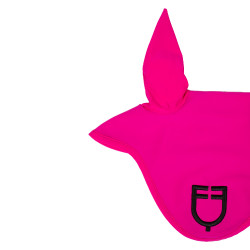 Cuffia anti-mosche in tessuto tecnico con logo Equestro Cuffia anti-mosche in tessuto tecnico con logo Equestro