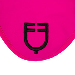 Cuffia anti-mosche in tessuto tecnico con logo Equestro Cuffia anti-mosche in tessuto tecnico con logo Equestro