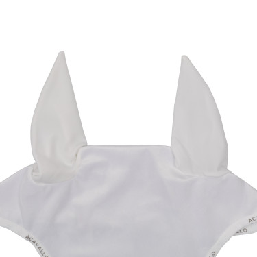 Cuffia anti-mosche in tessuto Louvre Acavallo Bianco