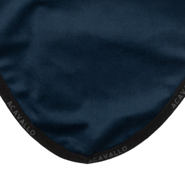 Cuffia anti-mosche in tessuto Louvre Acavallo Blu