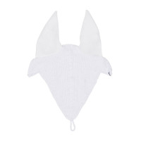 Cuffia antimosche in rete con attacco al capezzone Equestro Bianco