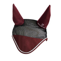 Cuffia antimosche in cotone e tessuto traforato Diamond Equestro Bianco Cuffia antimosche in cotone e tessuto traforato Diamond Equestro Bianco