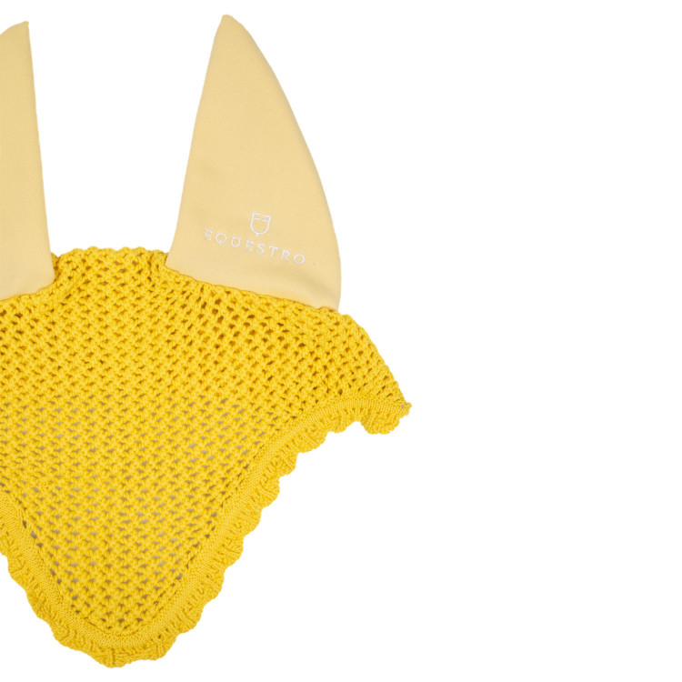 Cuffia antimosche in cotone con orecchie elastiche Equestro Cuffia antimosche in cotone con orecchie elastiche Equestro