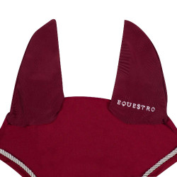 Cuffia antimosche in cotone con logo centrale New Style Equestro Cuffia antimosche in cotone con logo centrale New Style Equestro