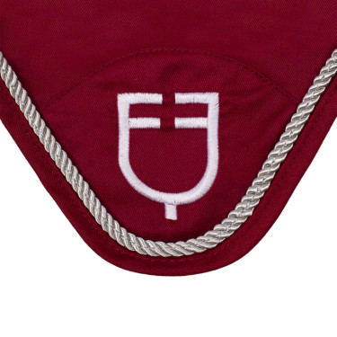 Cuffia antimosche in cotone con logo centrale New Style Equestro Cuffia antimosche in cotone con logo centrale New Style Equestro