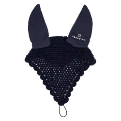 Cuffia antimosche in cotone con attacco alla cavezza Equestro Cuffia antimosche in cotone con attacco alla cavezza Equestro