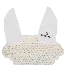 Cuffia antimosche in cotone con attacco alla cavezza Equestro Cuffia antimosche in cotone con attacco alla cavezza Equestro