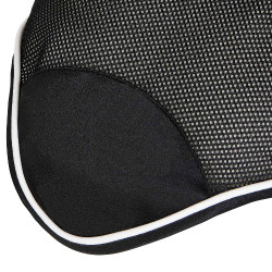 Cuffia anti-mosche in cotone antibatterico Equestro Nero / nero