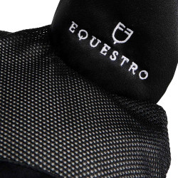 Cuffia anti-mosche in cotone antibatterico Equestro Nero / nero